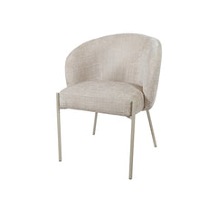 Adele - eetkamerstoel - beige poten - Cremona - Taupe 04 (set of 2)