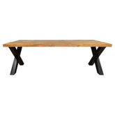 Eetkamertafel Denver | Rechthoek X-poot | 200 cm - WeAreTables