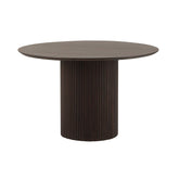 Eetkamertafel Kasai Ø120, Mango Dark Walnut - WeAreTables