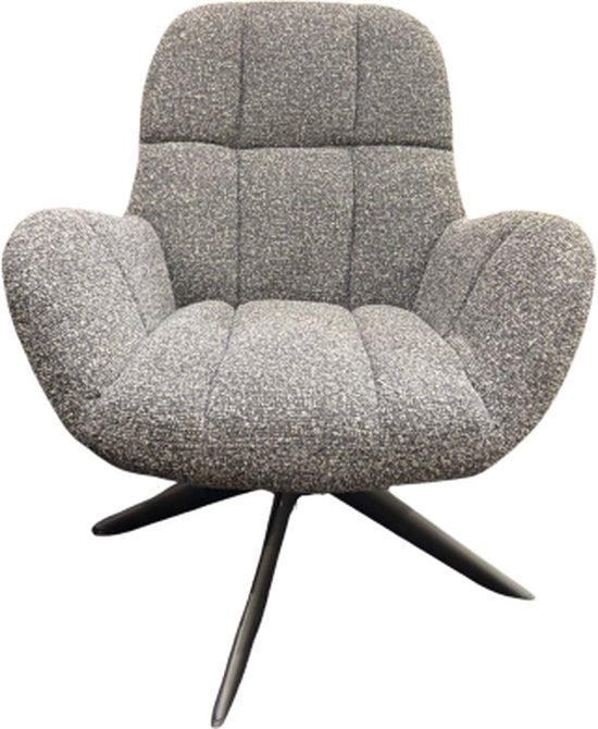 Elvis draaifauteuil 360 - Monet - Antracite 0252 - WeAreTables