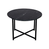 Salontafel Collin | Zwart marmer 75 cm - WeAreTables