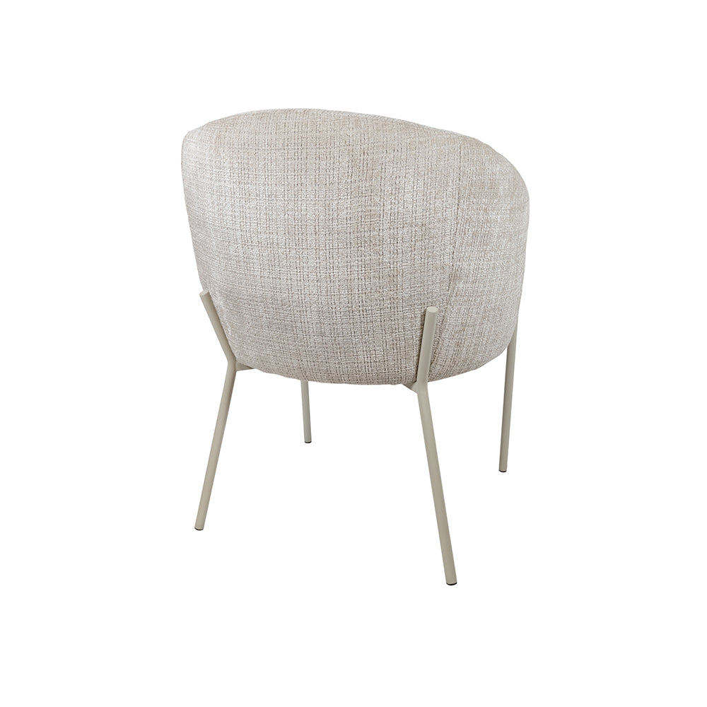 Adele - eetkamerstoel - beige poten - Cremona - Taupe 04 (set of 2)