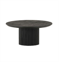 Salontafel Kasai Ø90, Acacia Black
