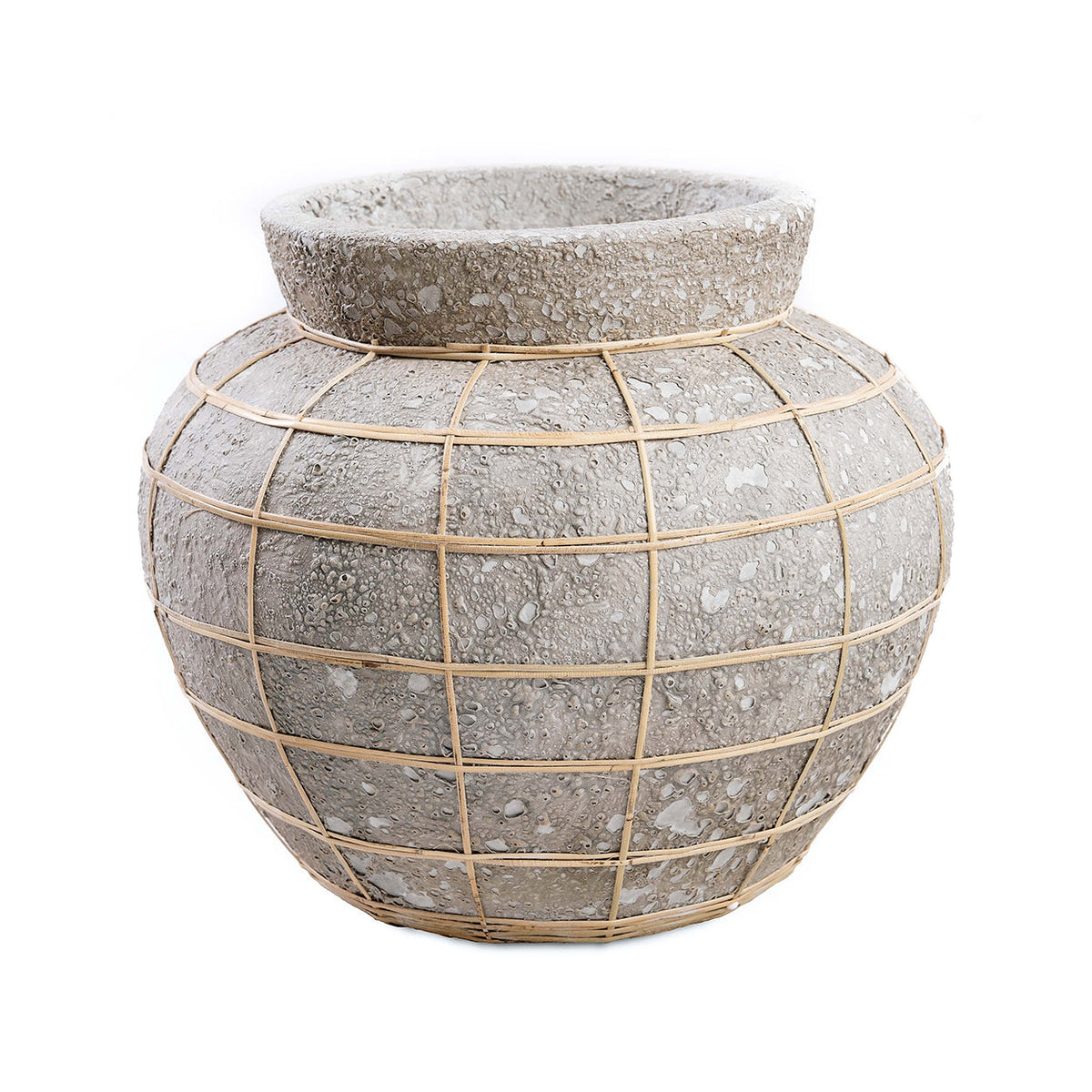 De Belly Vaas - Beton Naturel - L