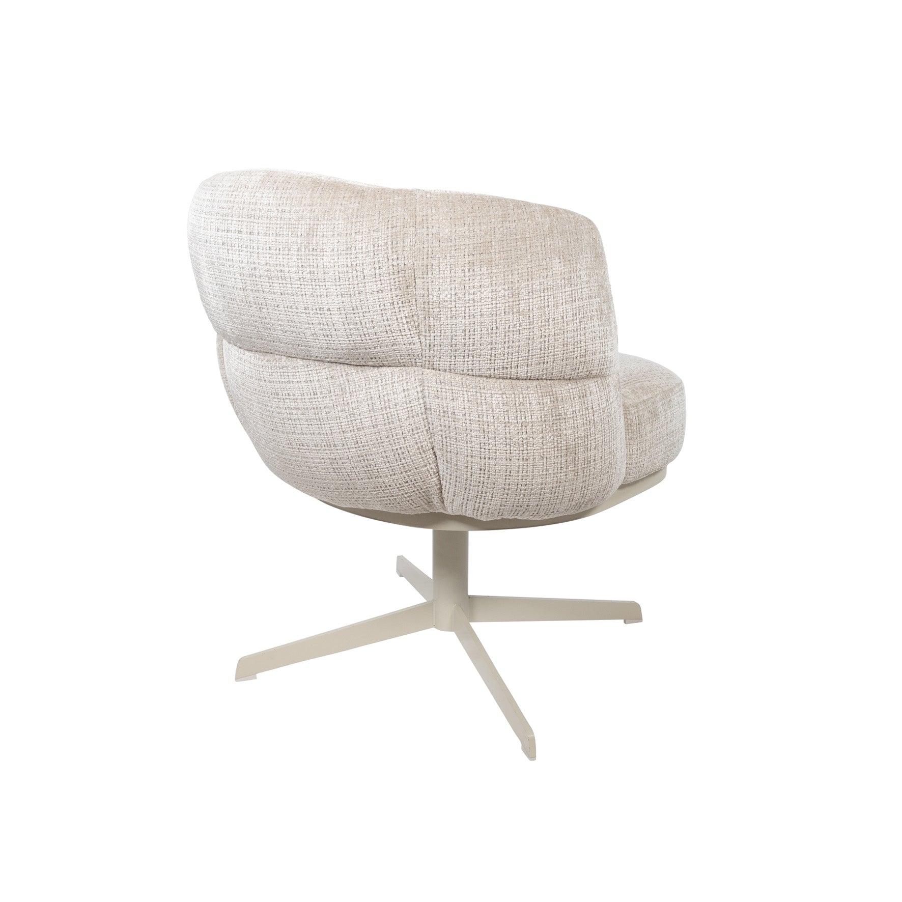 JLo eetkamerstoel - beige draaipoot 360 - Cremona - Taupe 04