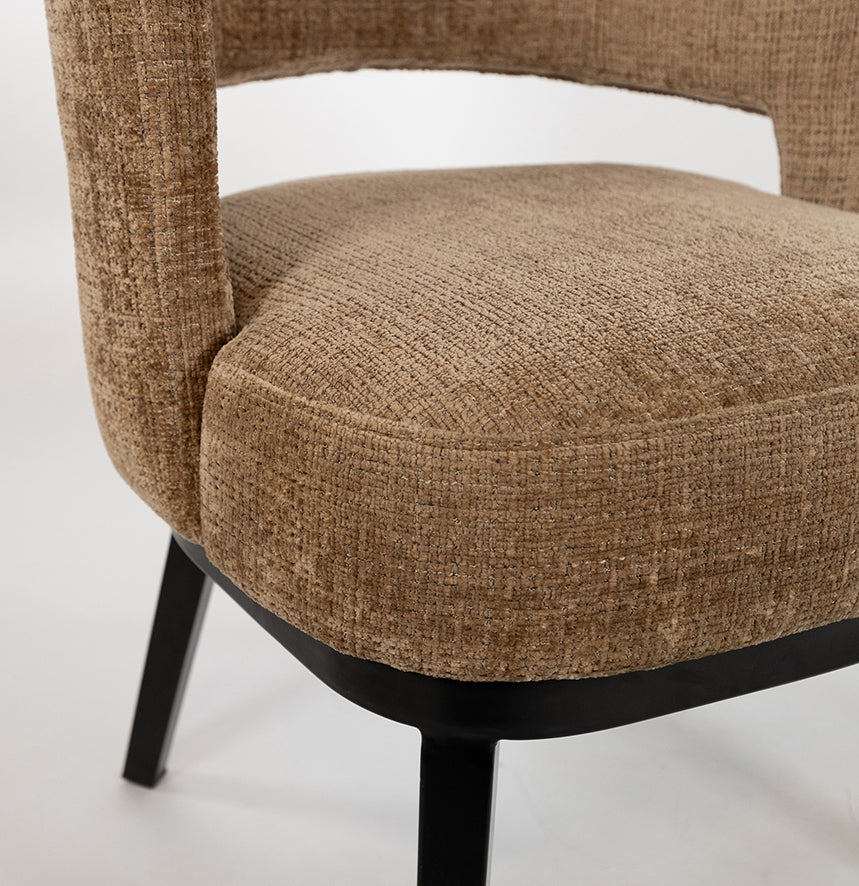 Sting eetkamerstoel - 4 poten - Cremona - Cinnamon 18