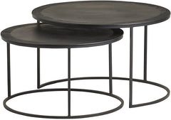 Verona salontafel set van 2, Black