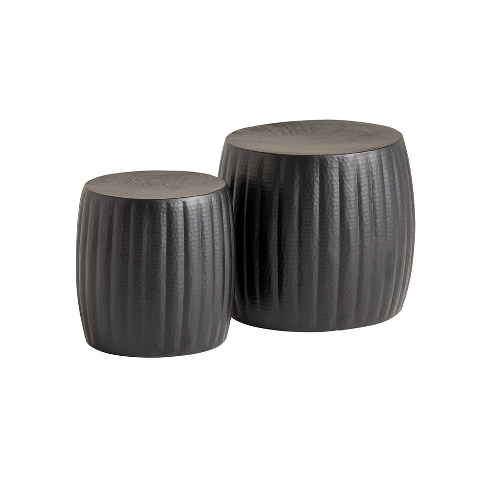 Classic bijzettafel set van 2, Matt black - WeAreTables