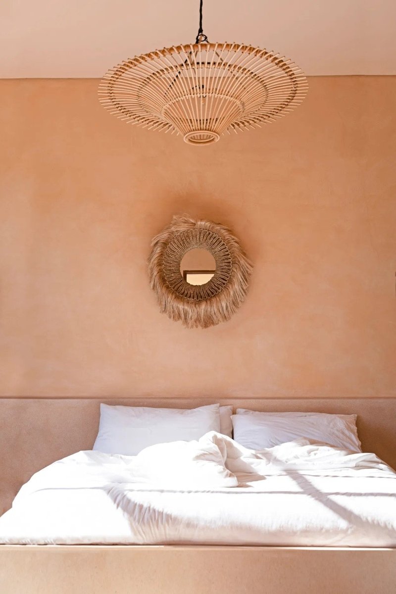 De Abaca Solomon Spiegel - Naturel - WeAreTables