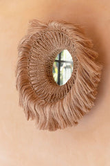 De Abaca Solomon Spiegel - Naturel - WeAreTables