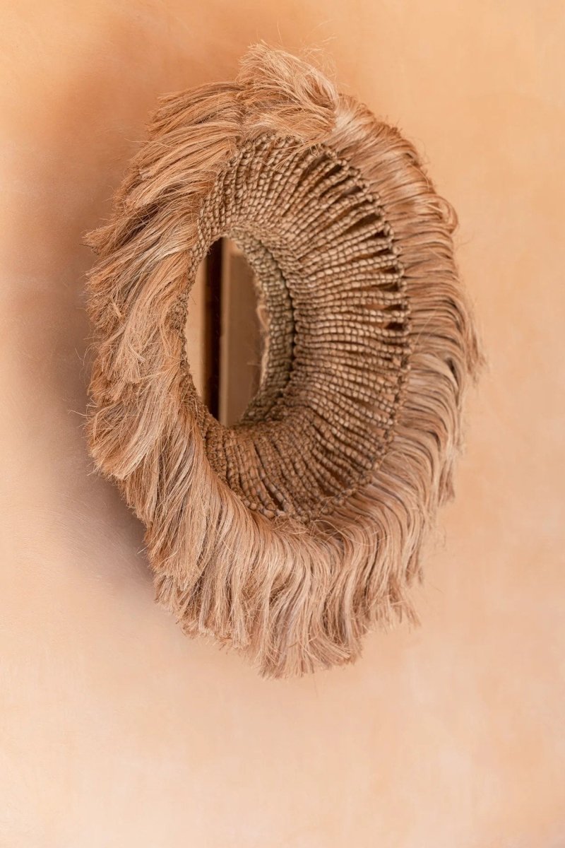 De Abaca Solomon Spiegel - Naturel - WeAreTables