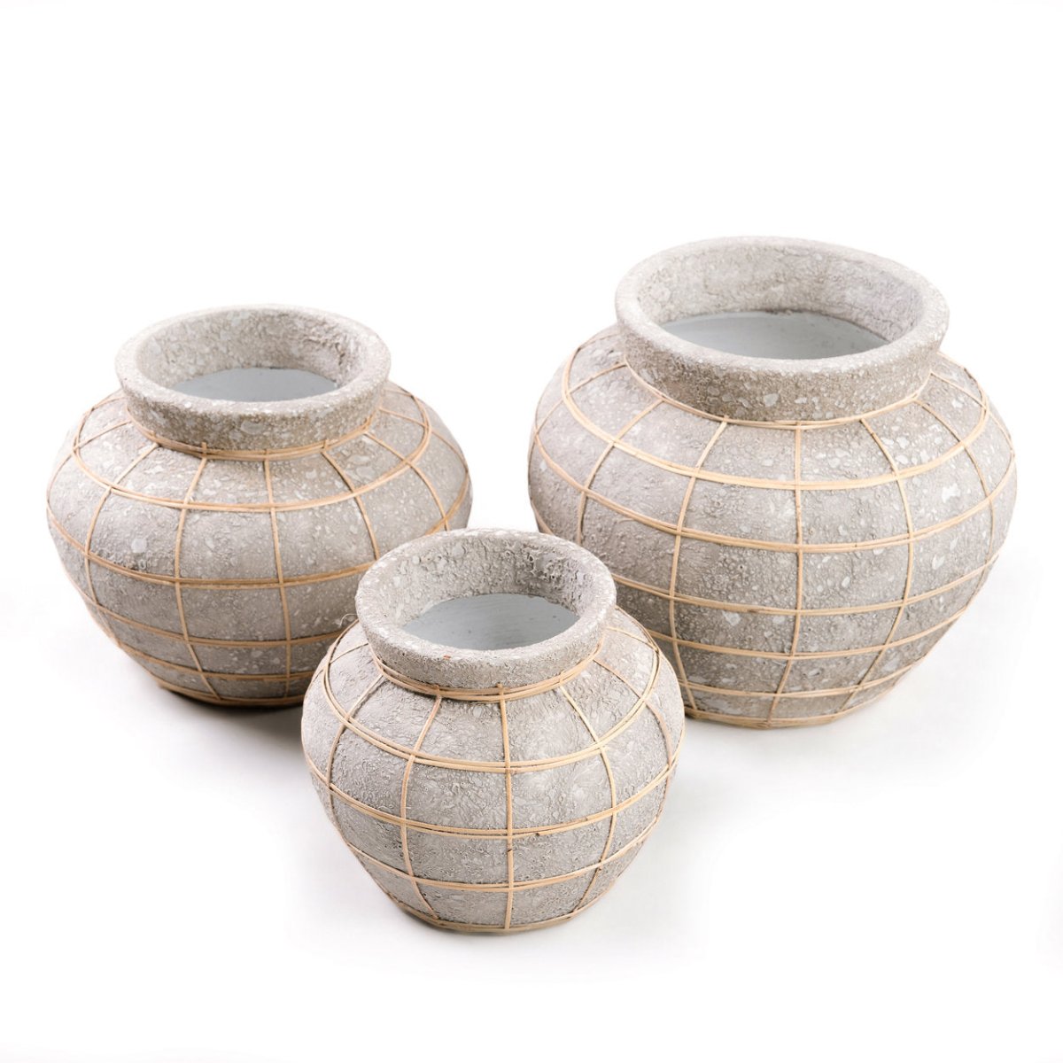 De Belly Vaas - Beton Naturel - L - WeAreTables