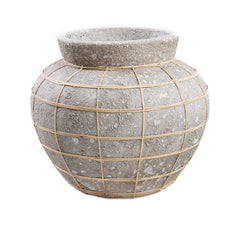De Belly Vaas - Beton Naturel - L - WeAreTables