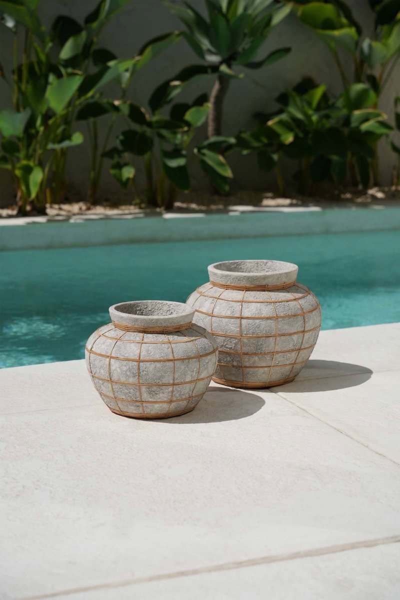 De Belly Vaas - Beton Naturel - L - WeAreTables