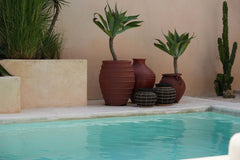 De Belly Vaas - Zwart Naturel - L - WeAreTables