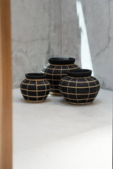 De Belly Vaas - Zwart Naturel - S - WeAreTables