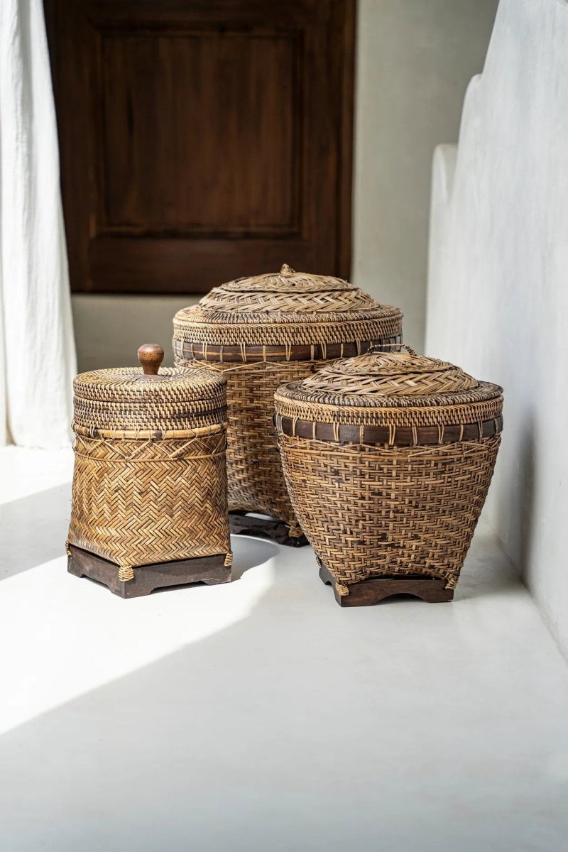 De Colonial Storage Mand - Naturel Bruin - M - WeAreTables