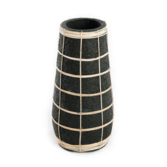 De Cutie Vaas - Zwart Naturel - L - WeAreTables