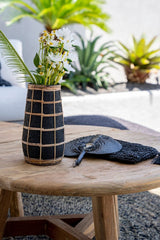 De Cutie Vaas - Zwart Naturel - M - WeAreTables