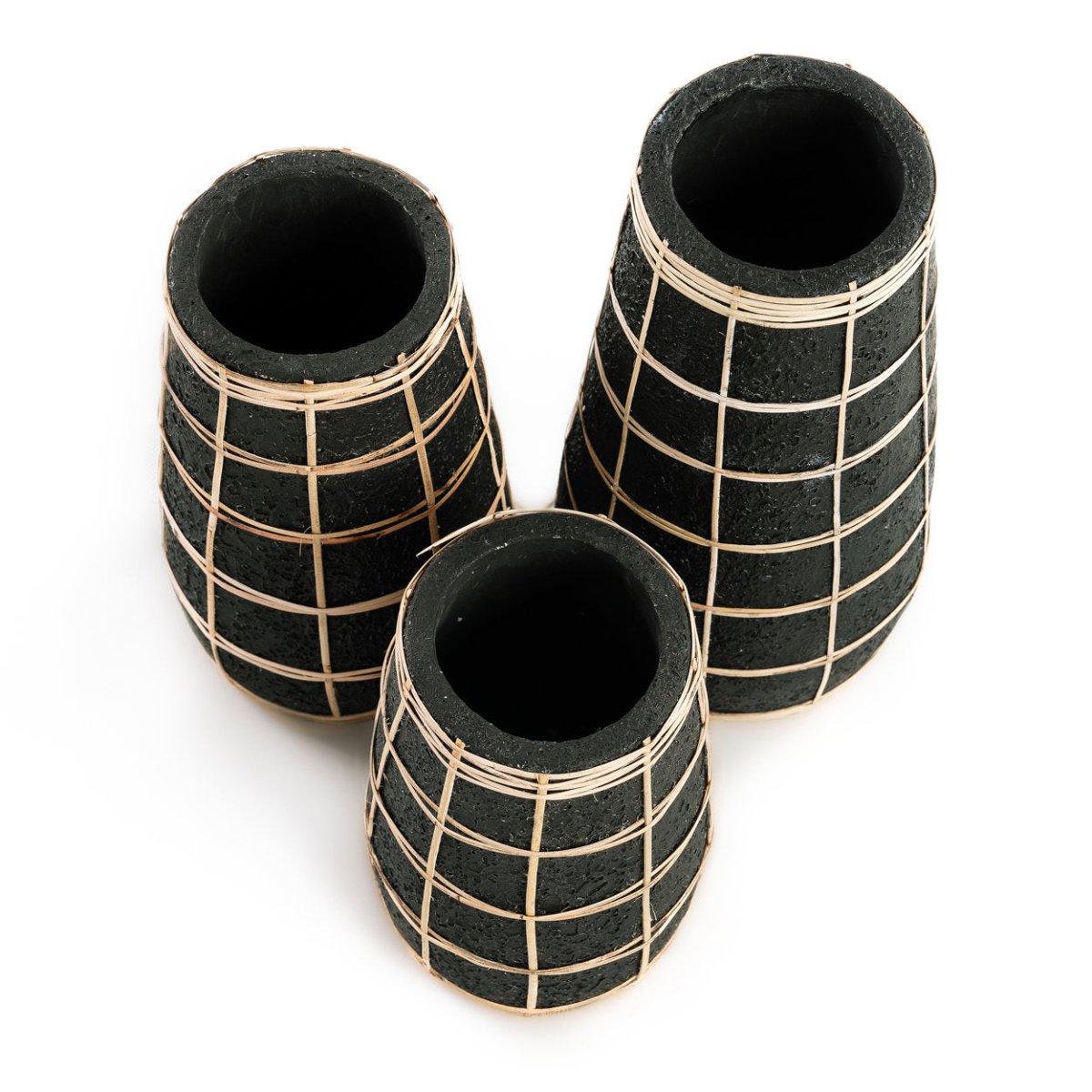 De Cutie Vaas - Zwart Naturel - S - WeAreTables