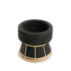 De Serene Kaarsenhouder - Zwart Naturel - S - WeAreTables
