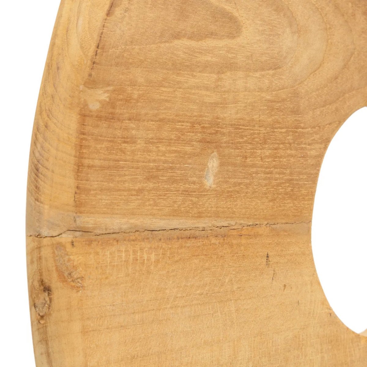 De Teak Disc op Stand - L - WeAreTables