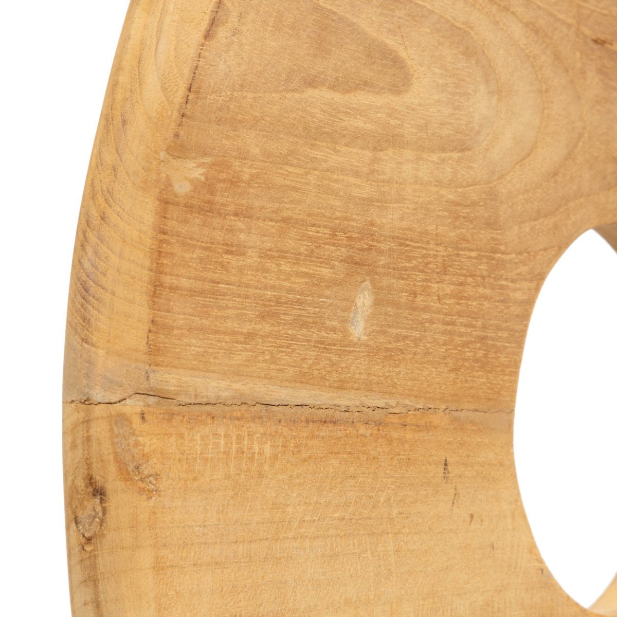 De Teak Disc op Stand - M - WeAreTables