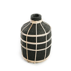 De Whoopy Vaas - Zwart Naturel - M - WeAreTables