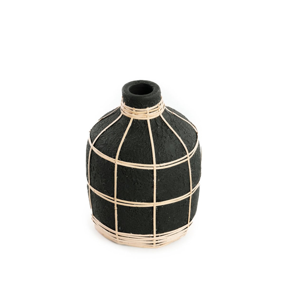 De Whoopy Vaas - Zwart Naturel - S - WeAreTables