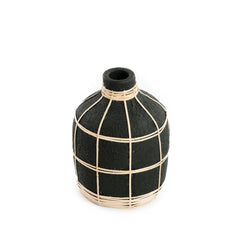 De Whoopy Vaas - Zwart Naturel - S - WeAreTables