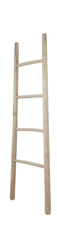 Decoratieve ladder - 35-45x5x150 - Naturel - Teak