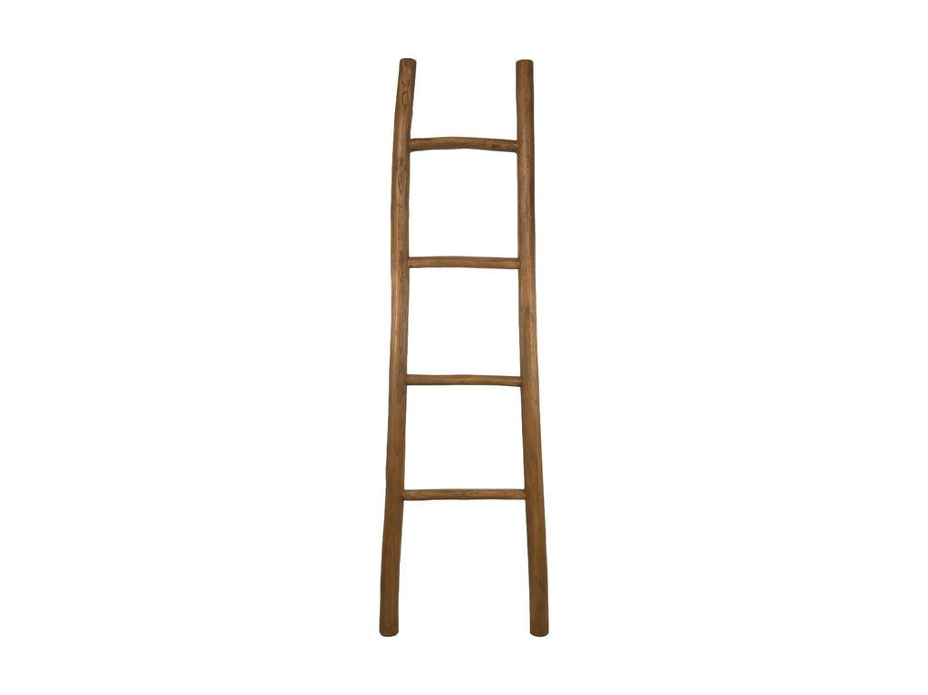 Decoratieve ladder - 35-45x5x150 - Walnoot - Teak