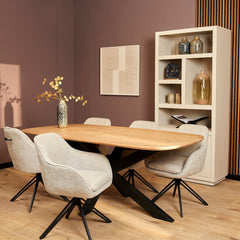 Eetkamerstoel Jens 180º - Beige - WeAreTables