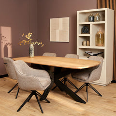 Eetkamerstoel Jens 180º - Brown - WeAreTables