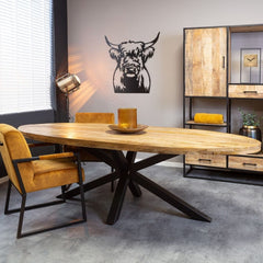 Eetkamertafel Denver | Ovaal | Mangohout | 160 cm - WeAreTables