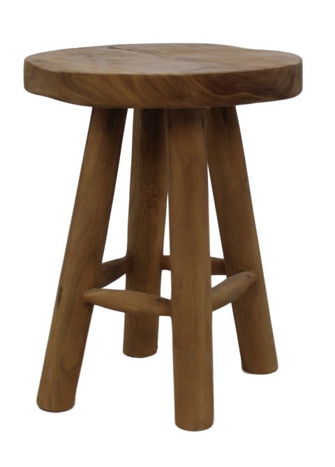 Kruk - ø40 cm - teak - WeAreTables