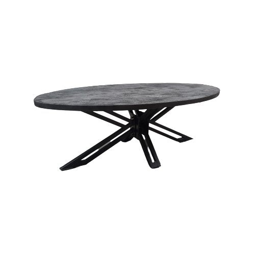 Ovale Salontafel Yana Black 130 - WeAreTables