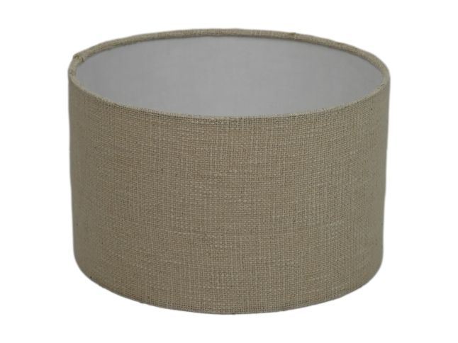 Ronde lampenkap - ø32x20 - Wit - Jute/wol - WeAreTables