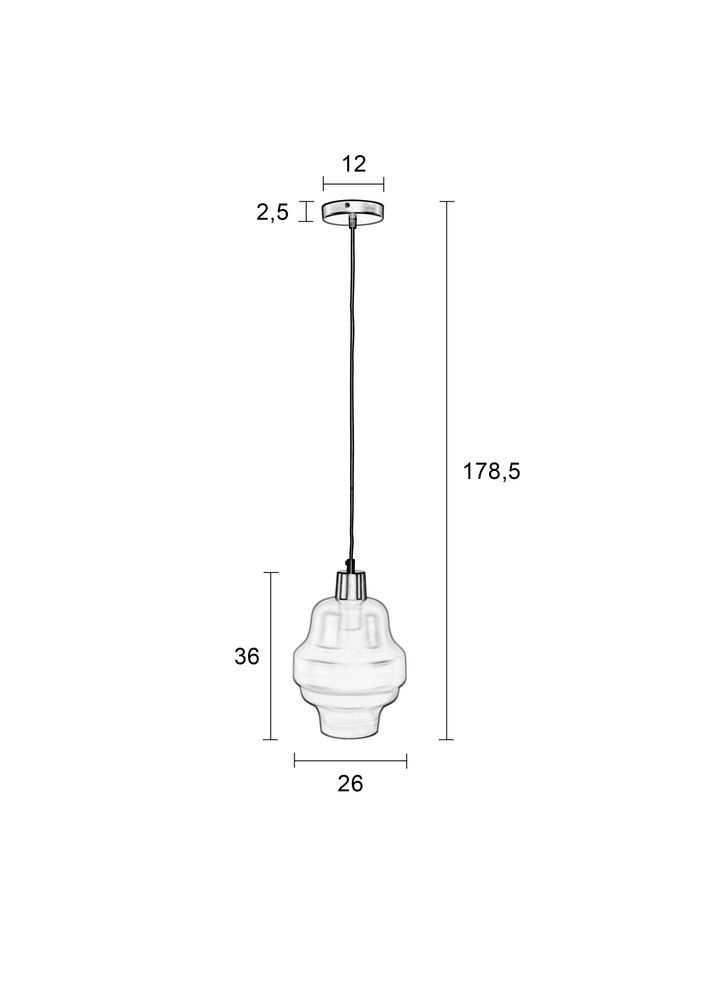 Rose Hanglamp Anthractite - WeAreTables