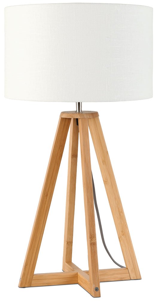 Table lamp bamboe 4-poten - linen white - WeAreTables
