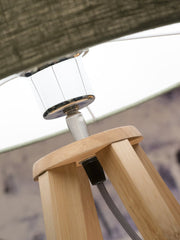 Table lamp bamboe 4-poten - linen white - WeAreTables